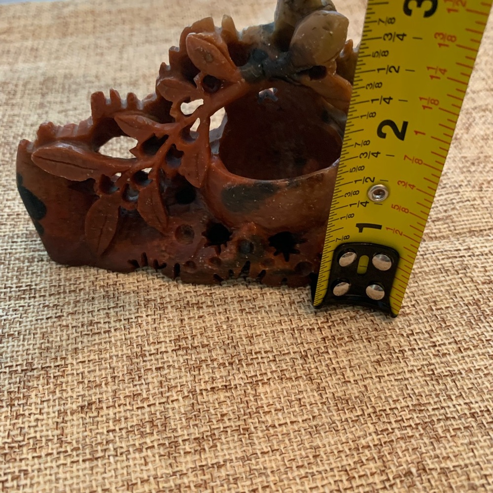 Asian Carved Soap Stone - Picture 6 of 6